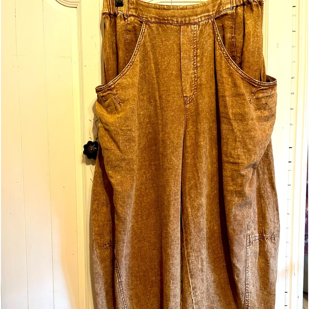 Free People high road barrel pants